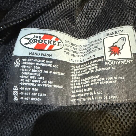 JOE ROCKET Womens Armored Motorcycle Jacket with Zip Out Liner & Padding Size L - Picture 10 of 13